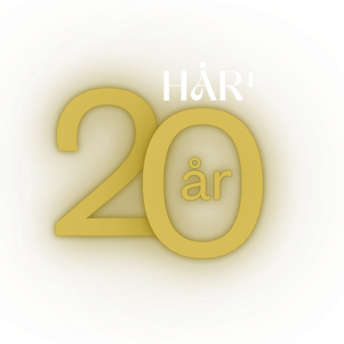 Hår1 20års LOGO